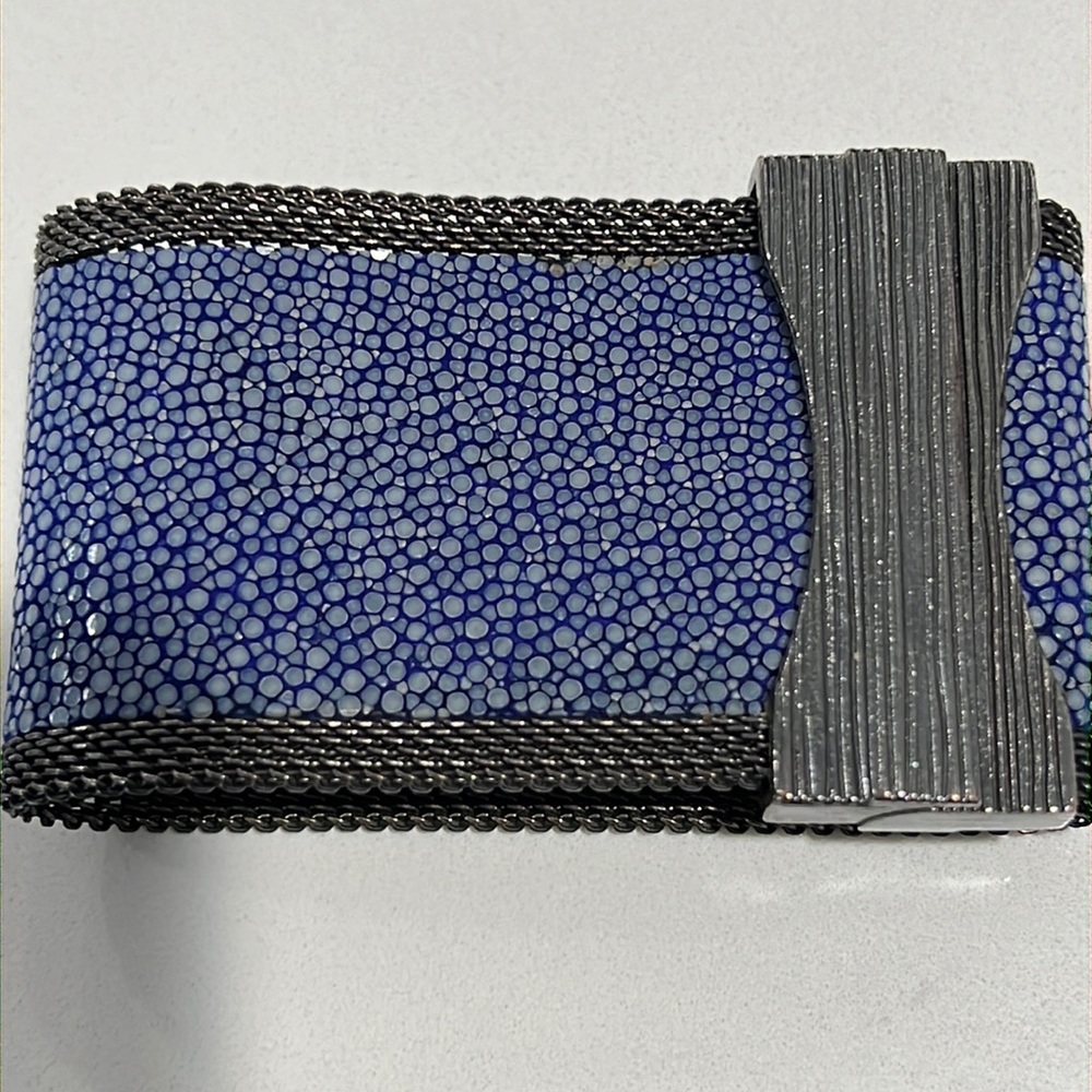 Cynthia Desser navy stingray cuff